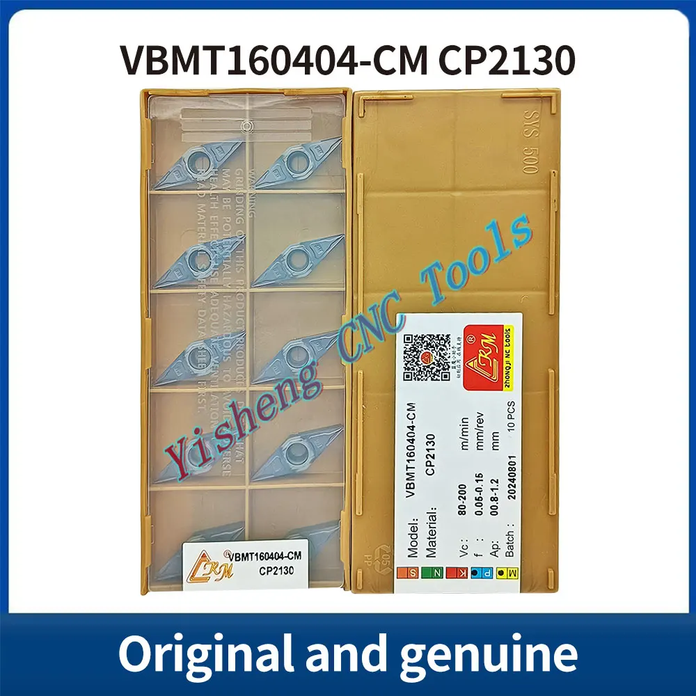 CRM VBMT160404-CM VBMT160408-CM CP2130 CP2430 CP2630 CP2630TN Ромбовидные токарные лезвия с ЧПУ