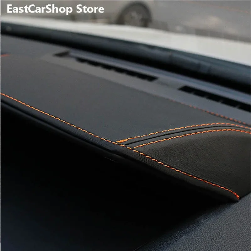 

Car Dashboard Instrument Foreskin Leather Case Decorative Protective Cushions Mat for Subaru XV 2018-2023 Accessories