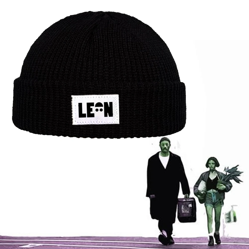 The Movie LEON Winter Warm Beanies Casual Short Thread Hip Hop Hat Adult Men Female Wool Knitted Skull Cap Elastic Unisex