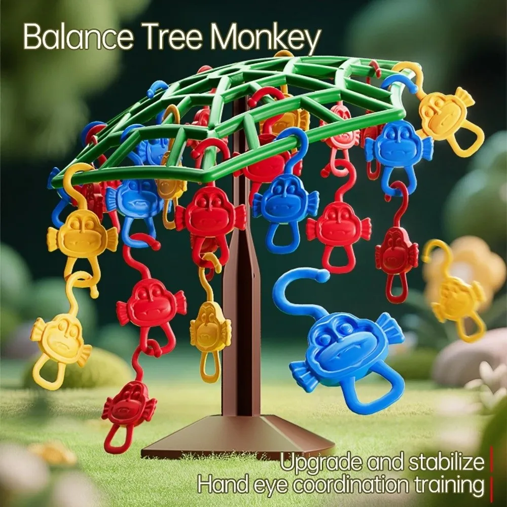 Creative Hanging Monkey Kids Balance Toy Desktop Game Monkey Climbing Tree Toy Balance Game Toy Party Toy