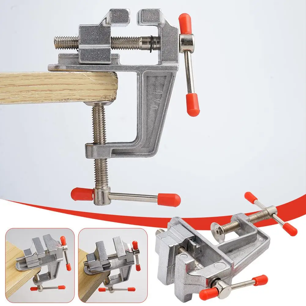 Novo mini torno de bancada muliti-funcional alumínio ferramenta em miniatura joalheiros planos pequeno vice alicate braçadeira mesa hobby em v3o2
