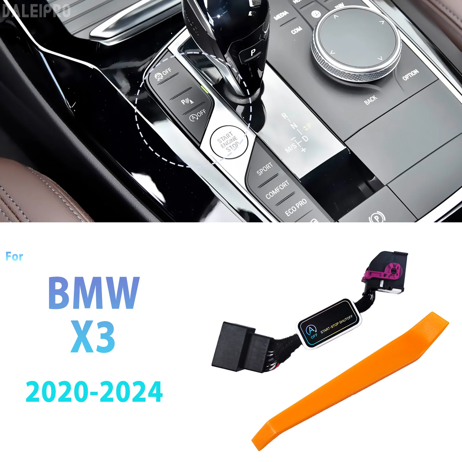 

For BMW X3 G01 2022 2023 2024 Automatic Stop Start Engine System Memory Module Cancel Car Auto Start Stop Switch Accessories
