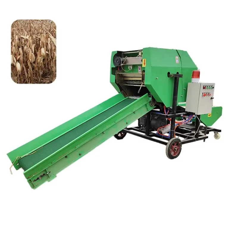 Customized Combined Silage Baler Wrapper Machine Silage Cutter with Baler Corn Straw Baler