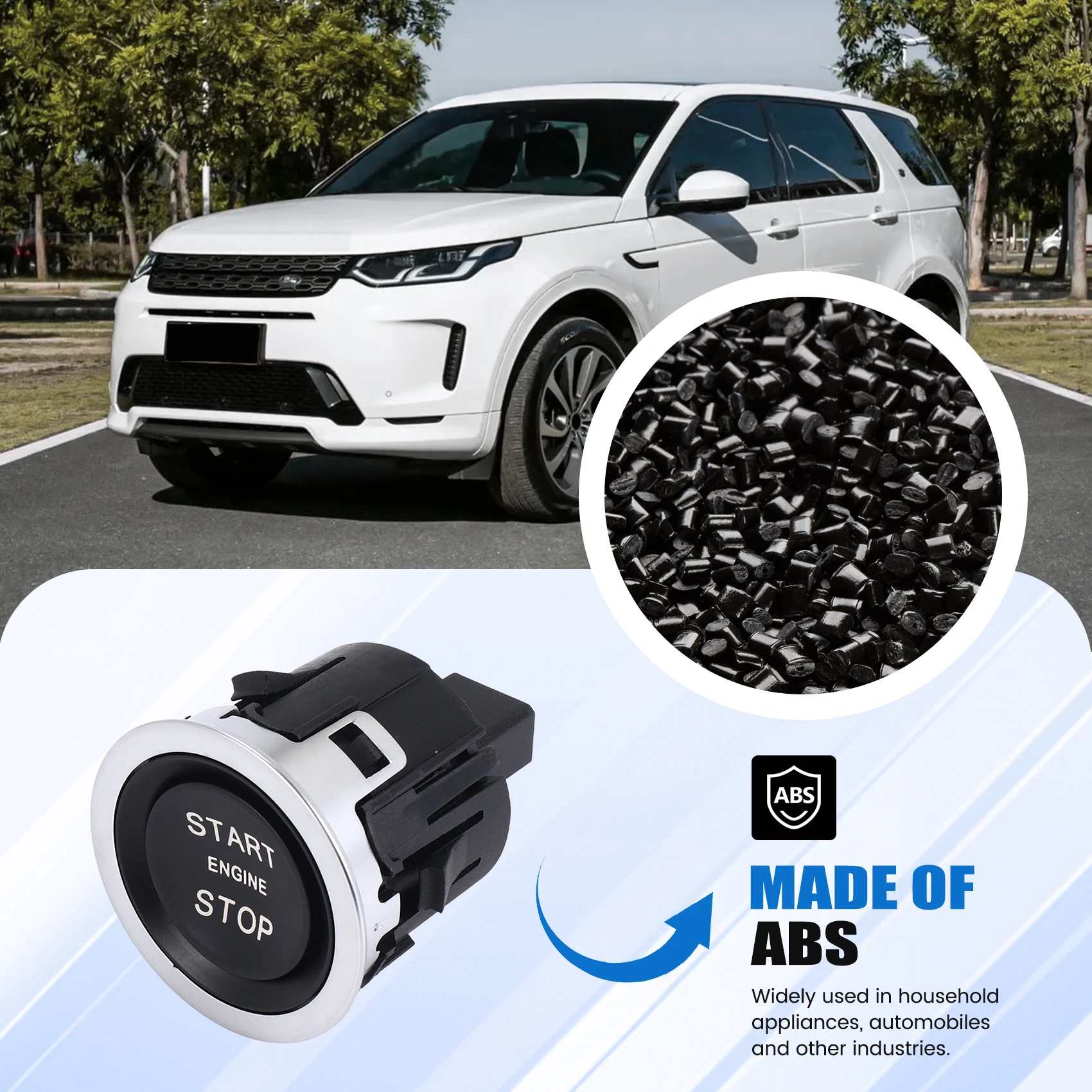 Interruptor de botón de arranque y parada de coche LR094038 para Land Rover Range Rover Sport Evoque Discovery Sport
