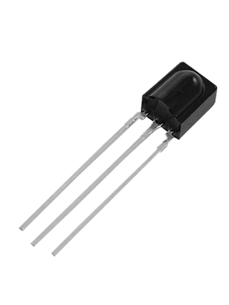 Black Pcs Reception Distance 15M Infrared Vs838 Ir Receiver Modules Size 10