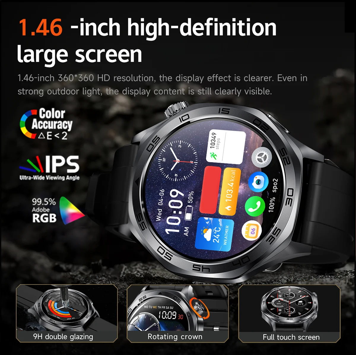 2026 ใหม่ สมาร์ทวอทช์สำหรับกิจ - Outdoor Sport Smart Watch บทวิจารณ์และราคา