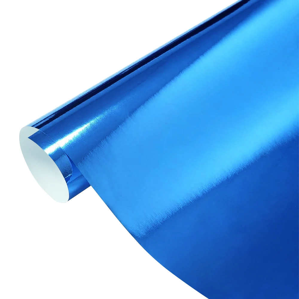 Light Blue Electro Coating Film Car Stickers Color Change Vinyl Film Electroplate Sticker Bubble Free Auto Wrapping Film