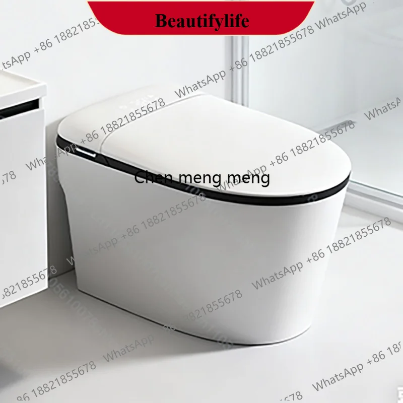 DD132 Smart Toilet Bidet with Heated Seat Automatic Lid Flush Remote Control Warm Air Dryer Nightlight Elongated Intelligent Toi