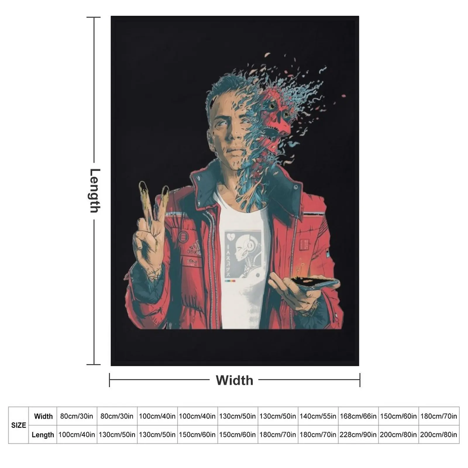 logic album \t Throw Blanket couch cozy soft plush fuzzy picnic outdoor blanket