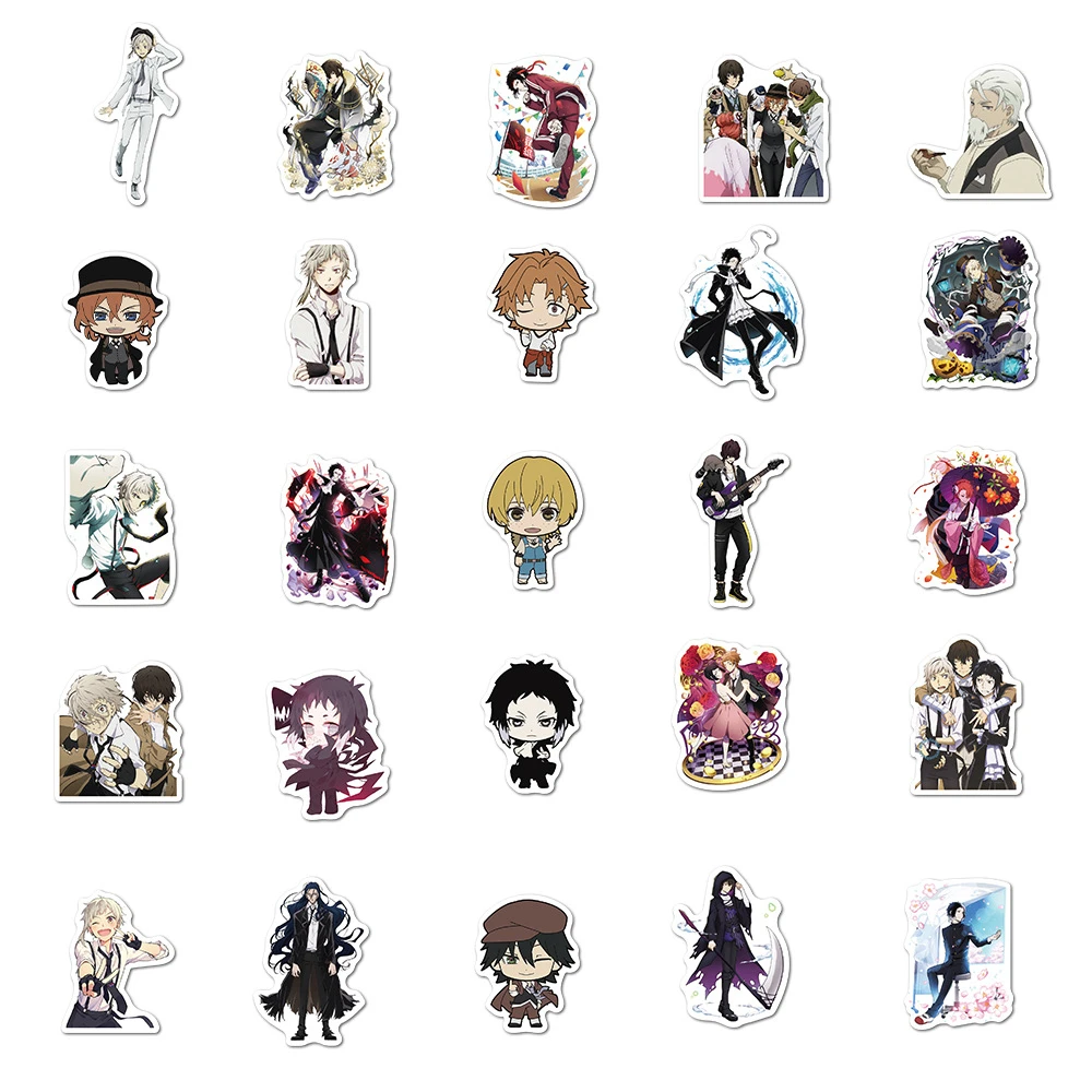 10/30/50PCS Anime Wenhao Wild Dog Graffiti Stickers Ipad Skateboard Guitar Water Cup Waterproof No Glue Stickers Wholesale