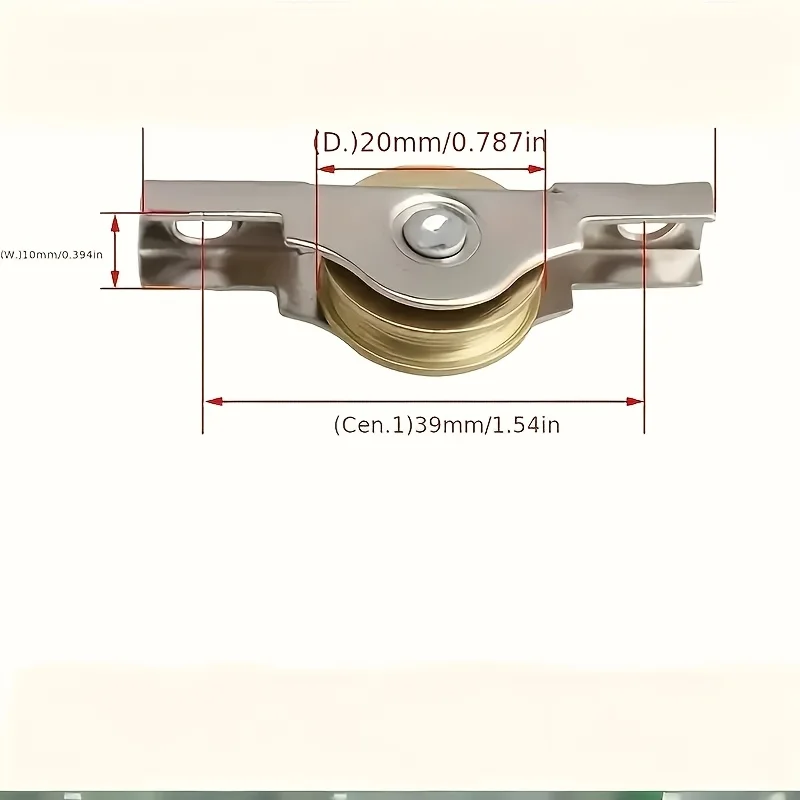 4 rollers - sliding door and window, screen door rollers, terrace door rollers, replacement rollers for garage screen doors