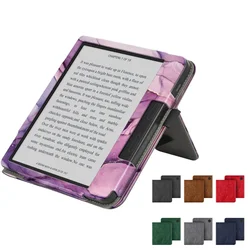 For Tolino Vision 6/5 Stand Ereader Cover Protective Shell Auto Wake/Sleep Case For Kobo Libra Colour 2024 Libra2 H2O Smart Case