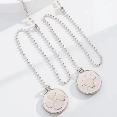 

2Pcs Ceiling Fan Pull Chain Extension for Hanging Light and Fan Chains Decorative Metal Pull Chain with Chic Design for Bedroom