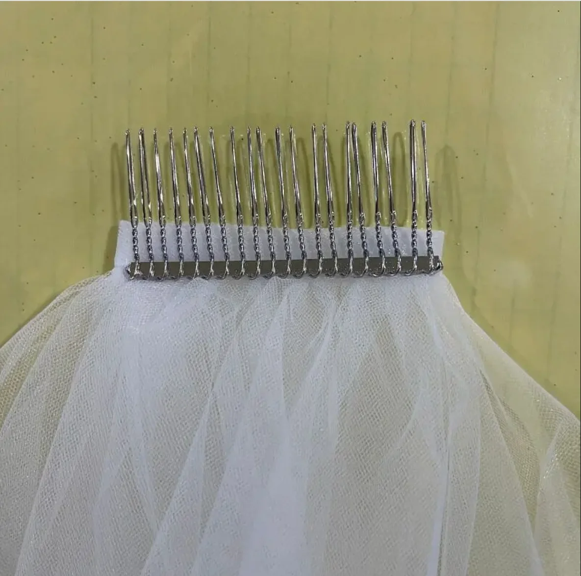 Simple Ribbon Edge Soft Tulle Wedding Veils with Comb Marriage Wedding Accessories 2026