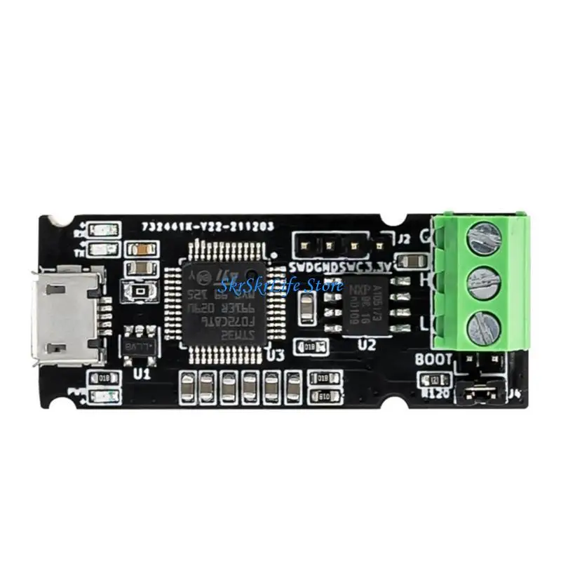

E65E USB CAN MODULE MODULE STM32F072C8T6 для эффективной передачи данных и изолированного мониторинга