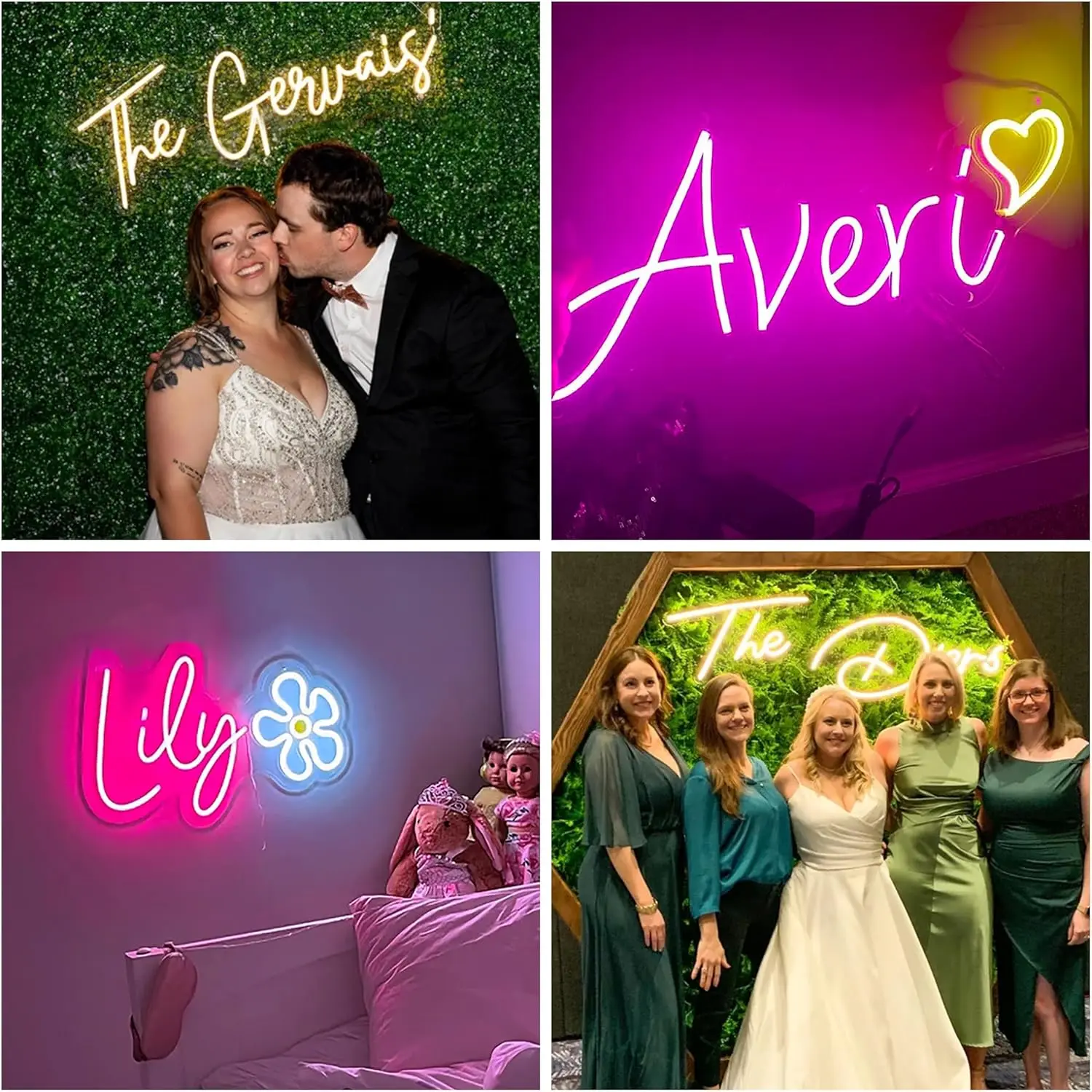 Personalized Neon Signs Led Neon Signs Light for Bedroom Wedding Birthday Party Home Décor Custom Neon Sign Bar Store Logo