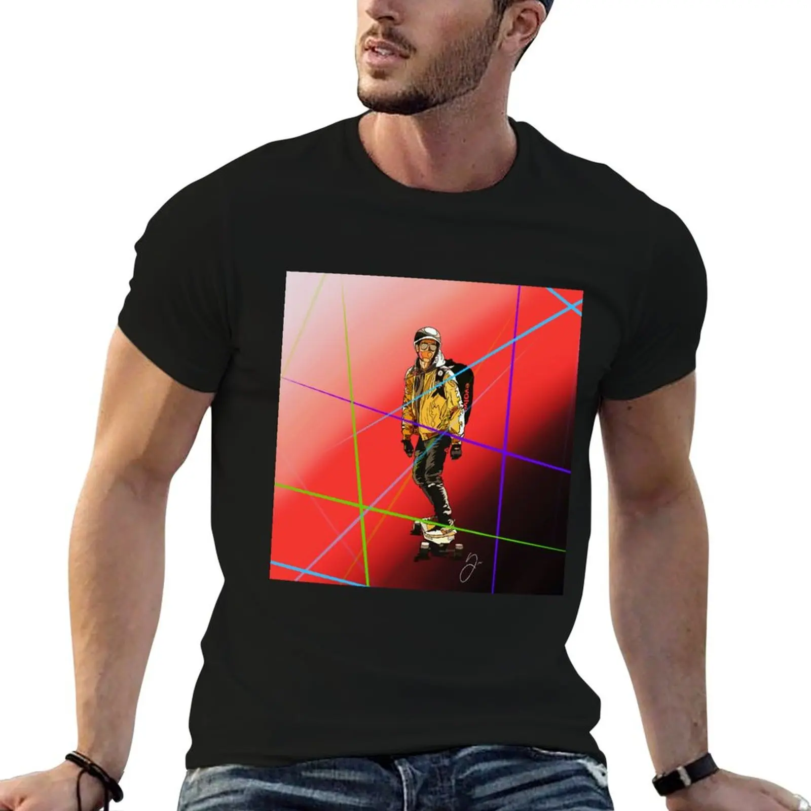 T-shirt Evolve to Skate à manches courtes avec imprimé tendance