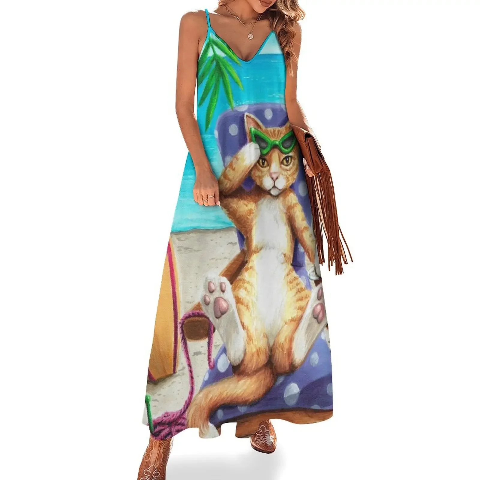 

Bolly on the Beach Sleeveless Dress luxury dress Evening dresses Evening gown Dress
