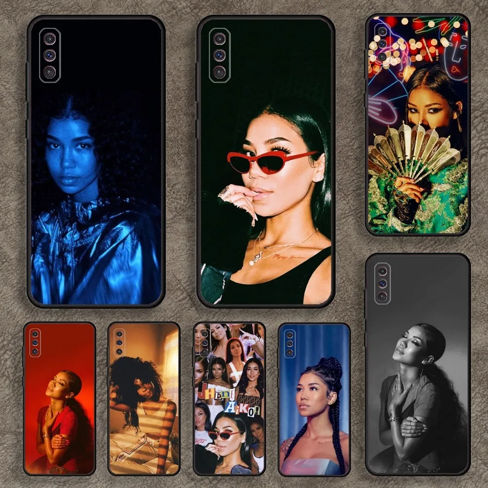 

Jhene Aiko Singer Phone Case for SamsungA 91,80,73,72,71,70,53,52,51,42,41,40,32,31,30,22,21,20,13 S 4G 5G Soft Black Case