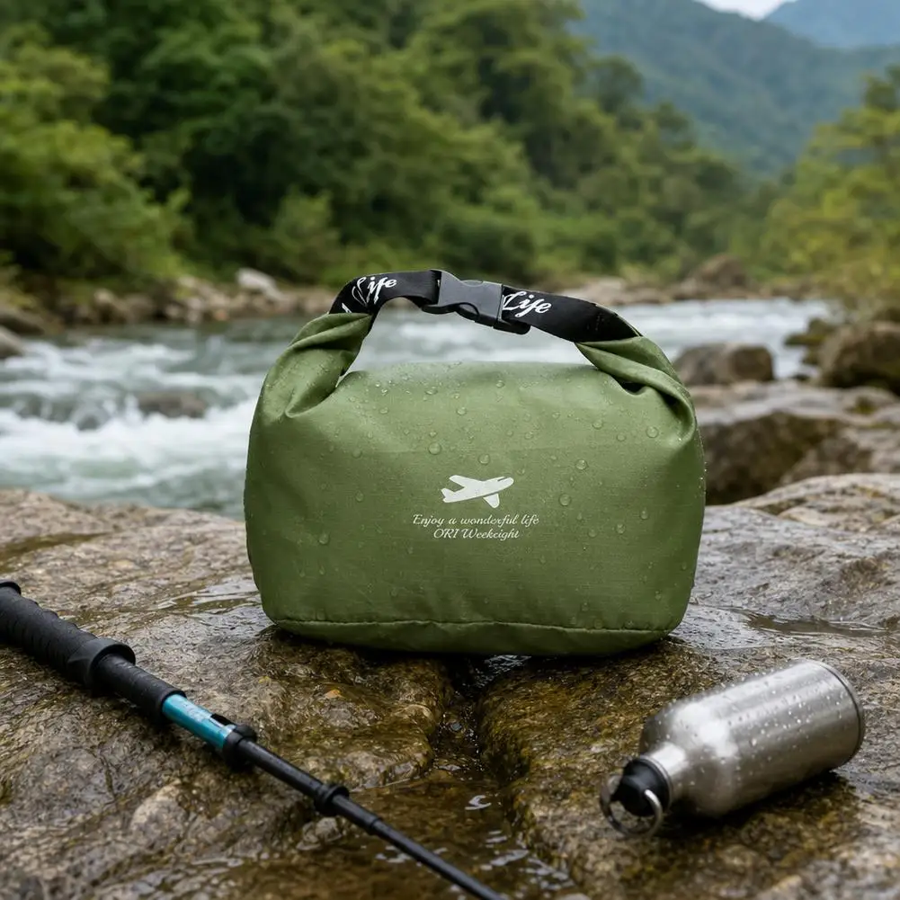 Roll‑Top Dry Bag Waterproof Outdoor Storage Bags Ultralight Portable Storage Pouch Stuff Sacks For Kayaking Beach Rafting Travel