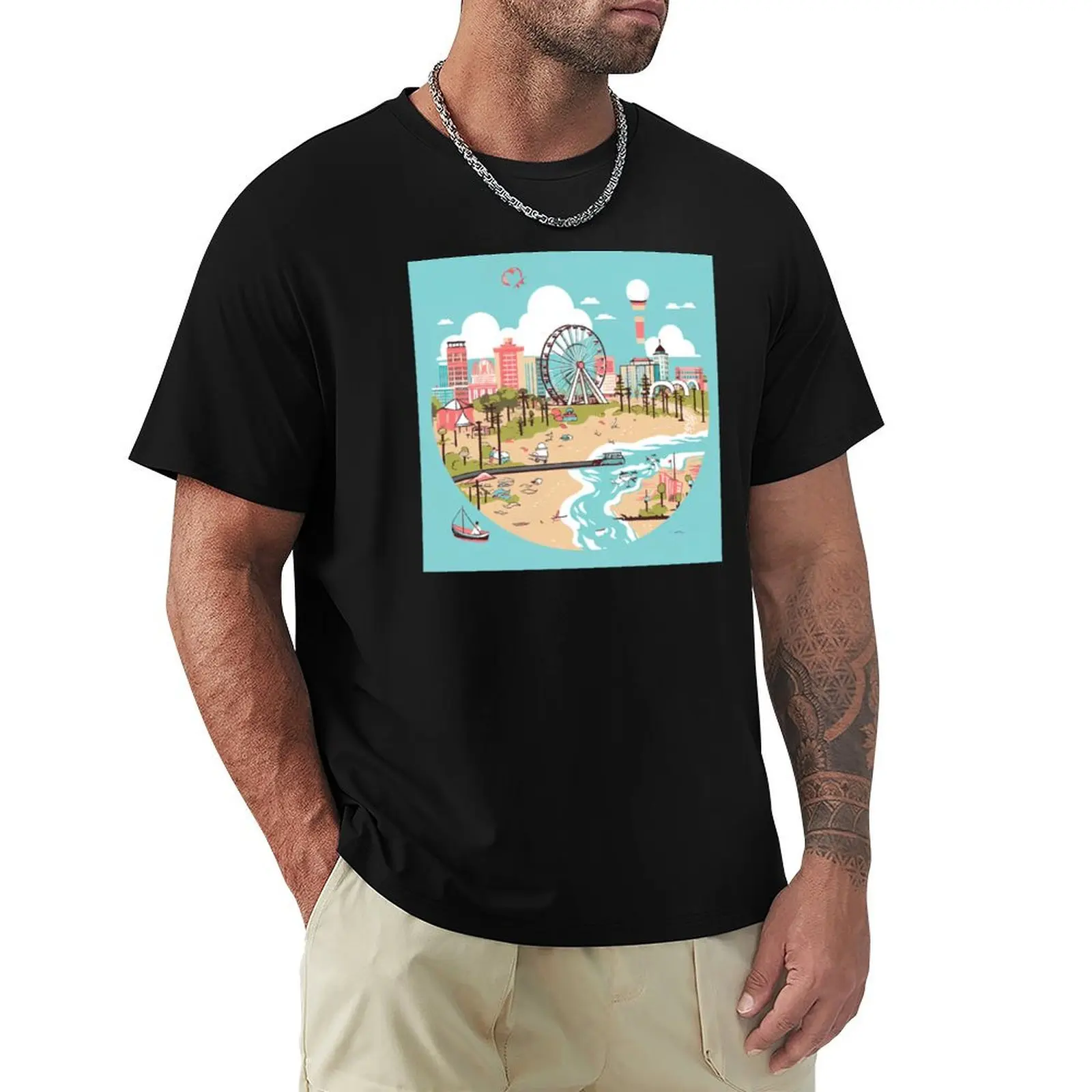 Virginia Beach cute style T-Shirt Performance Workout Short Sleeve Tee