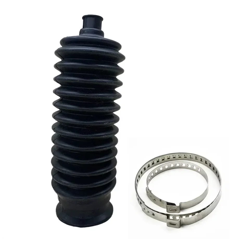 Silicone Steering Gear Rack And Pinion Bellows Boot Kit Cover Includes Clamps Easy To Install Waterproof And Dustproof