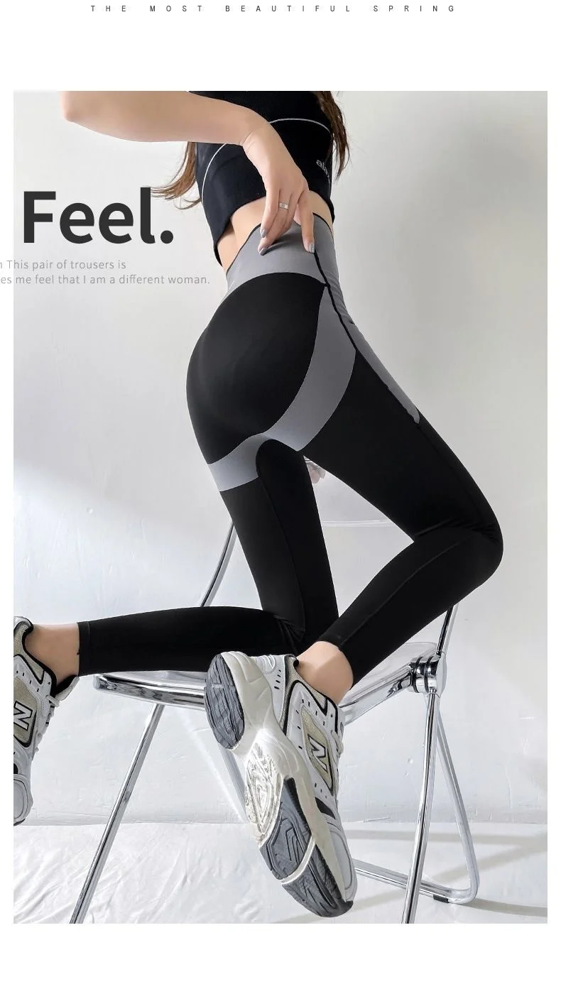 

Yoga Pants Ankle Tie Women Three-Quarter Mid-Calf Charcoal Fluff Lace-Up Polar Flocking Club Naked-Feel Apparel Tight-Fitting GF
