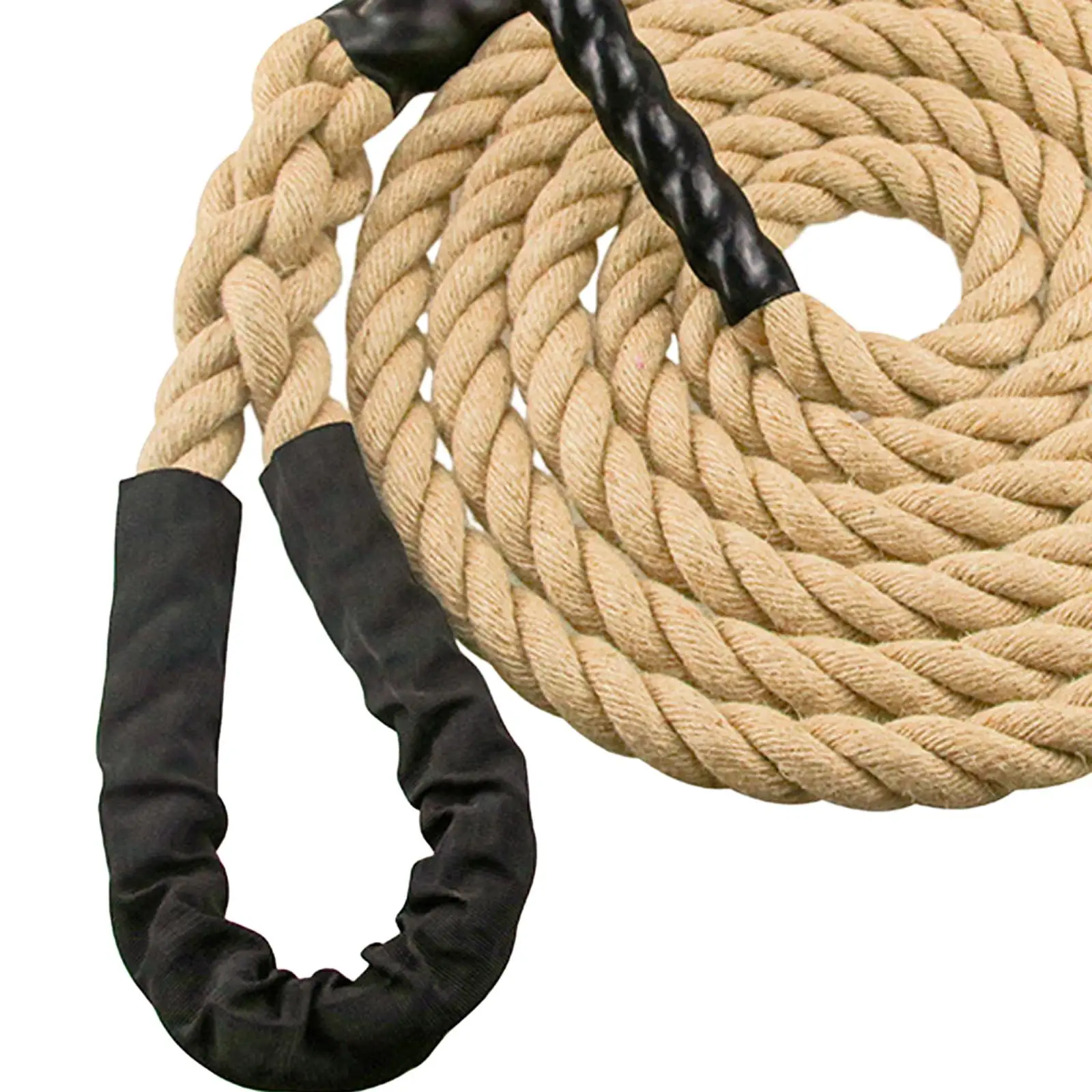 Corde d'escalade de gymnastique, corde de Fitness professionnelle lourde de 1.5 pouces de diamètre, corde d'entraînement en Jute pour l'exercice de Sports d'intérieur et d'extérieur