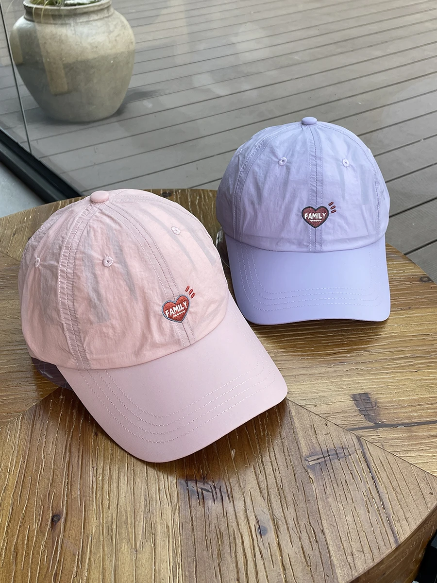 

Embroidery quick-drying baseball cap women's light and breathable cap men's couple spring outing hat