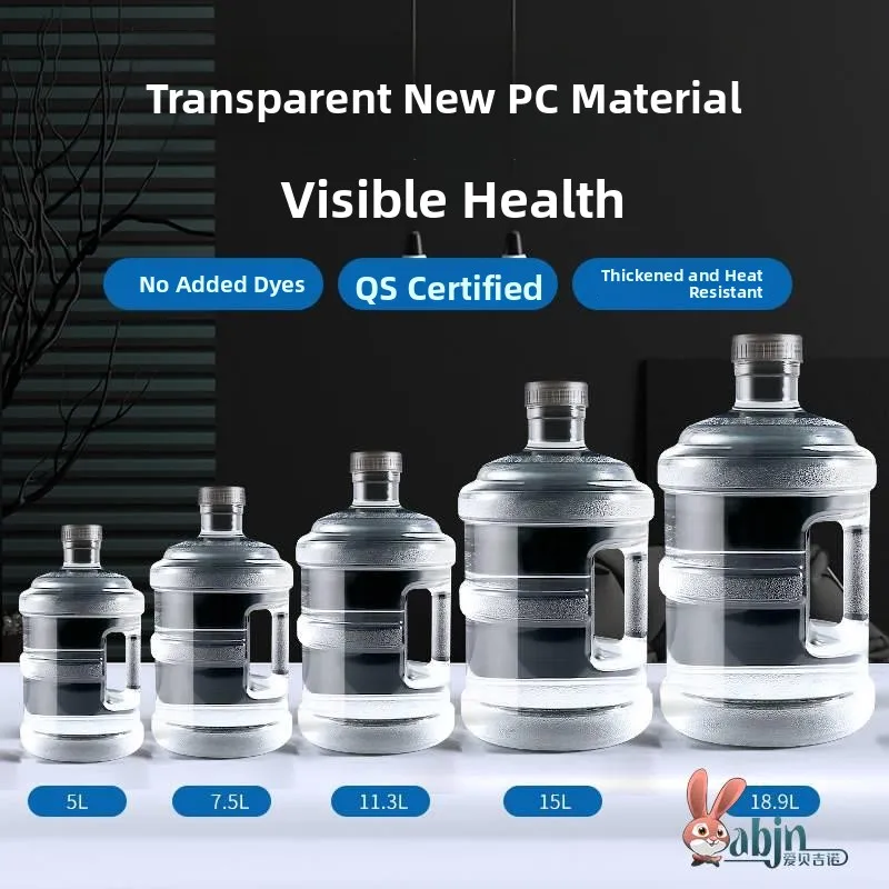 

Small Size Pure Water Bucket Empty Outdoor Water Bucket 3L Drinking Mineral Spring Water Bottle Net Purifying Bottle