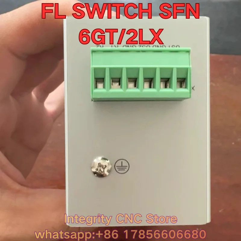 Second-hand FL SWITCH SFN 6GT/2LX industrial switch function test is normal 2891987