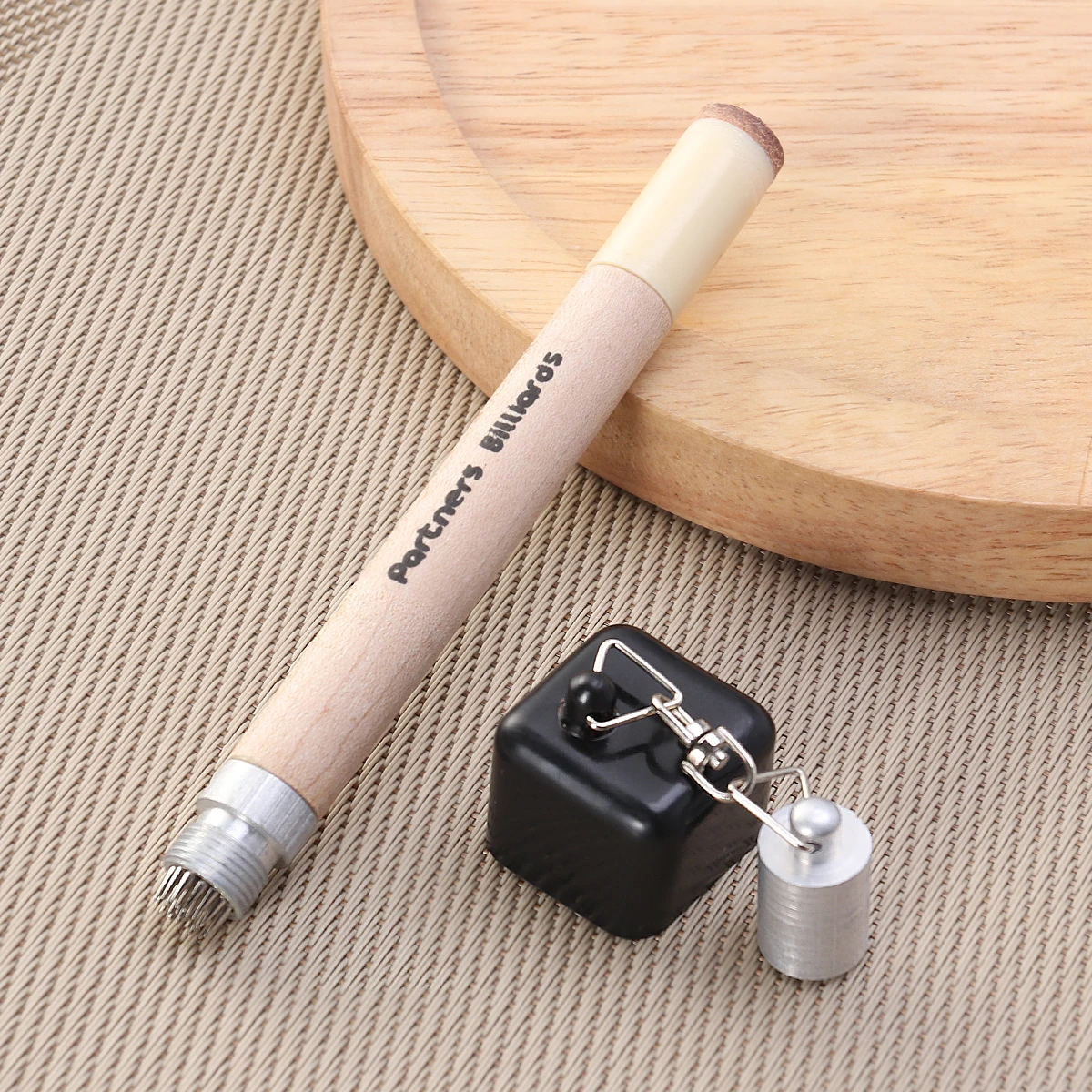 

Billiard Cue Accessories Snooker Chalk Holder Pricker Pool Tool Keychain Mini Cue Bamboo Billiards Maintenance Tools Home