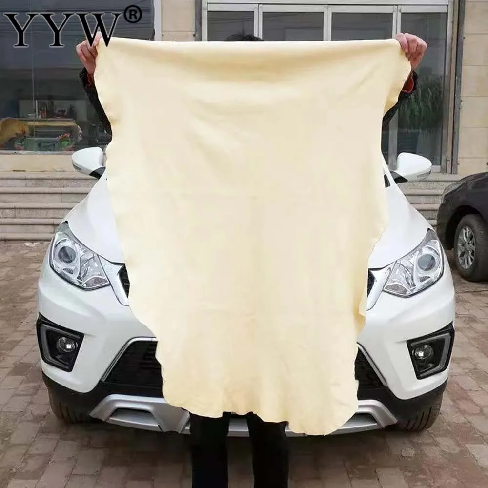 

60x90 см кожаное полотенце для мытья автомобиля из козьей кожи, супер впитывающие тряпки для сушки стекла, домашняя чистящая ткань, быстросохнущие чистящие полотенца, 1 шт.