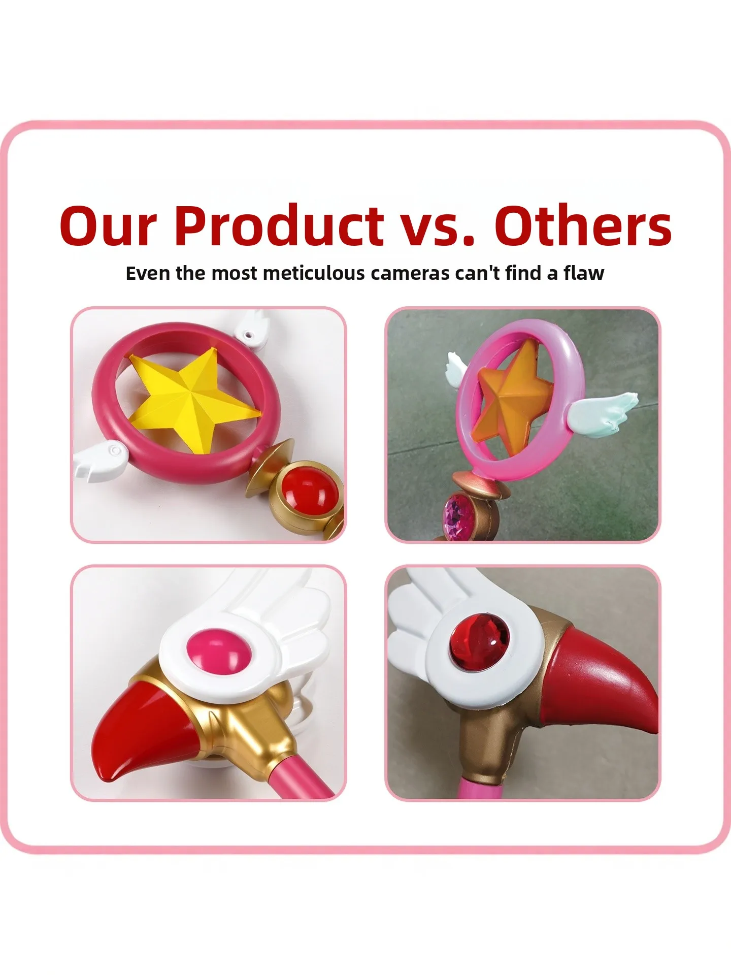 

Универсальная волшебная палочка, реквизит для косплея, голова птицы, звезда, палочка, колесо для карты клоу, Turnaround, аниме для девочек, Сакура, Power Stf, аксессуар