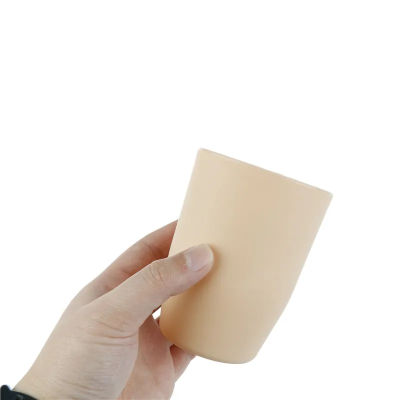 Simple Bathroom Sets Circular Cups Toothbrush Holder Cup Rinsing Cup Wash Tooth Mug 1PC COLOR RANDOM