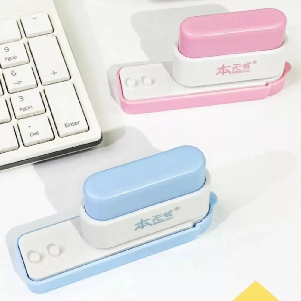 New 6mm Mini Hand Account Hole Puncher Plastic 5-Hole Paper Punch DIY Scrapbook School Office Supplies Standard Hole Punch