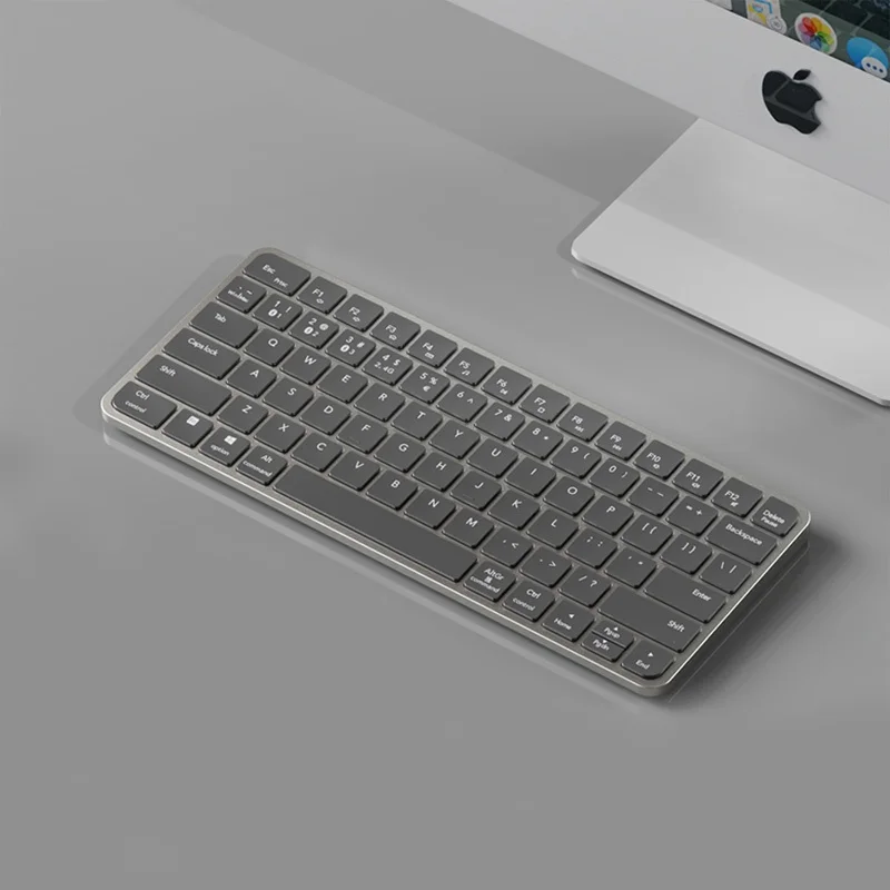 Wireless Bluetooth Keyboard And Mouse Set Apple Ipad Tablet Notebook Silent Office Dedicated Small Size Charging Keyboard