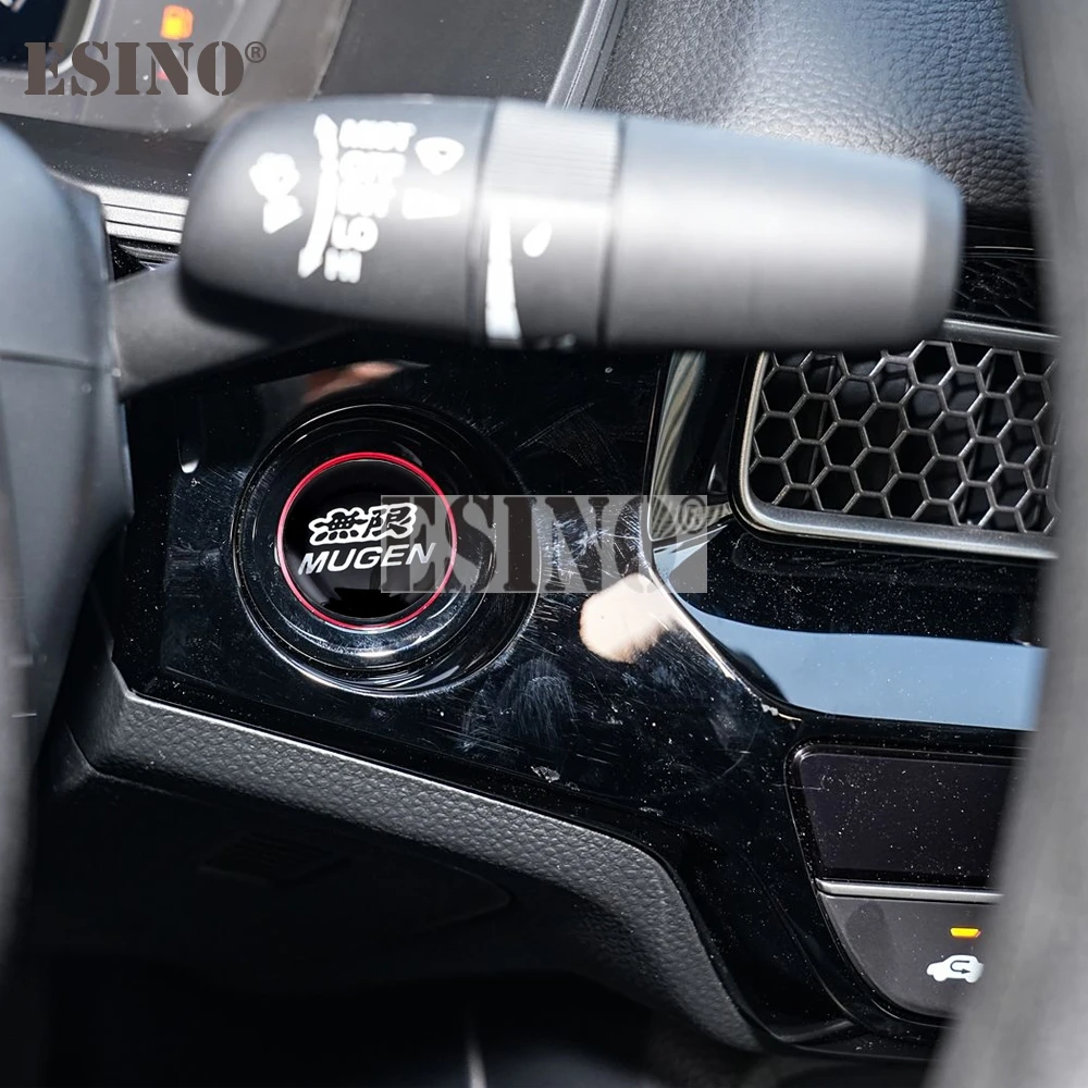 2 x 3D Aluminum Glue Round Decals Emblems Car Metal Sticker Aluminum Custom Motor Decal Badges for Mugen Power