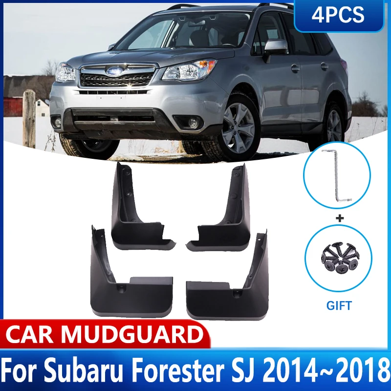 

MudFlaps For Subaru Forester SJ 2013~2018 Accessories 2017 2016 Car Mud Flaps Fender Guard Splash Protect Front Wheel Mudguards