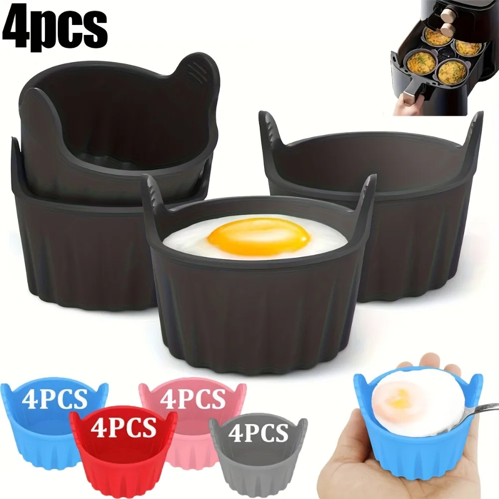 Non-Stick Baking Molds For Air Fryer Steamer, Reusable Dish…