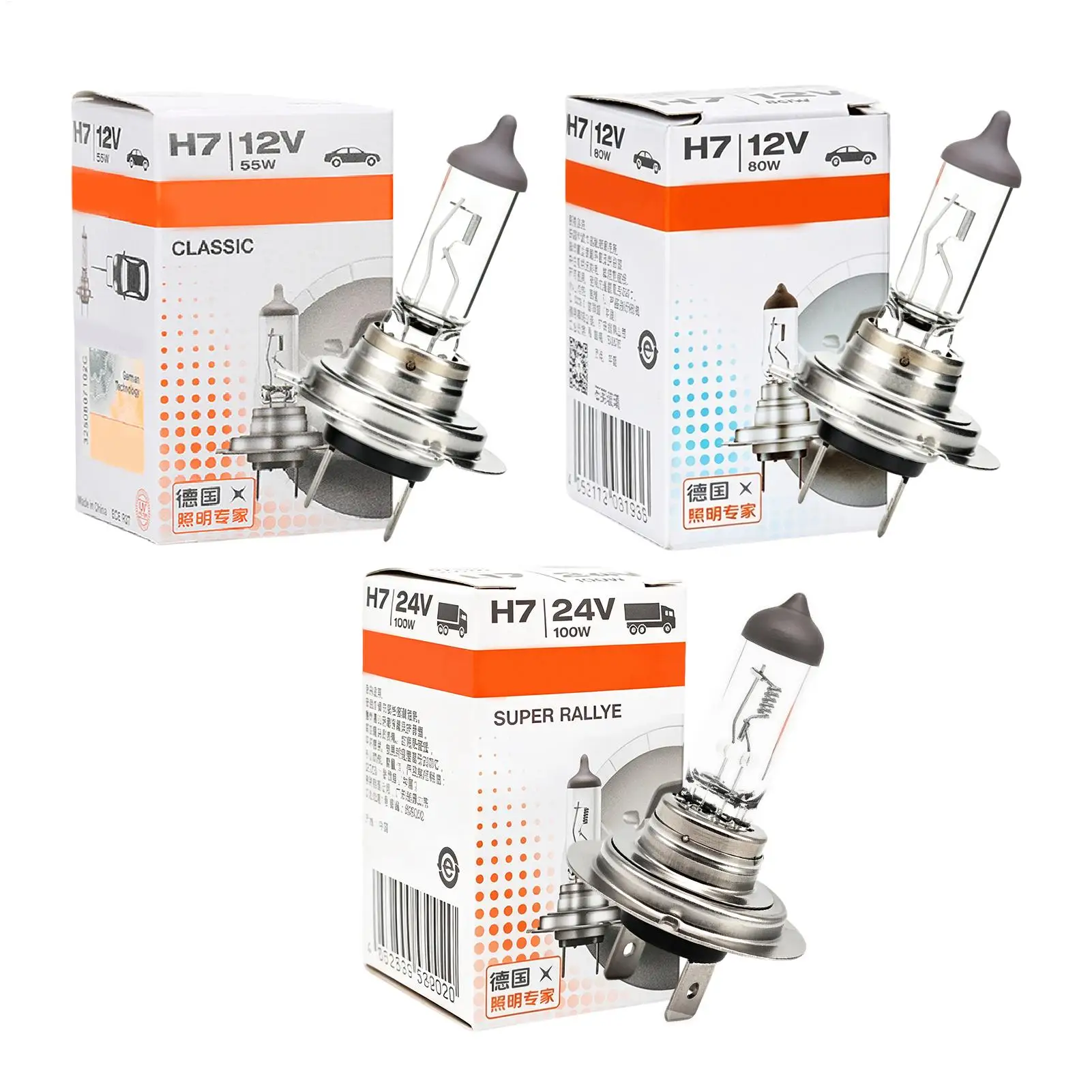 Headlight Bulb High Brightness Professional Universal Weatherproof Night Driving Warning Light For Roadtrip Commute Travel