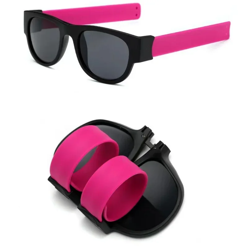 

12 шт., браслет в оправе для детей и взрослых, ремень на запястье, складные солнцезащитные очки, спортивный реквизит для украшения праздничной вечеринки