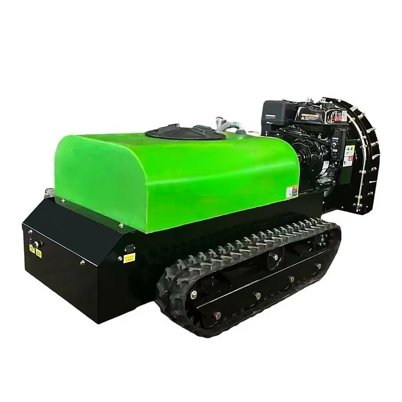 Crawler remote control dispensing machine Orchard fruit tree  air delivery dispensing car Garden self-walking wireless