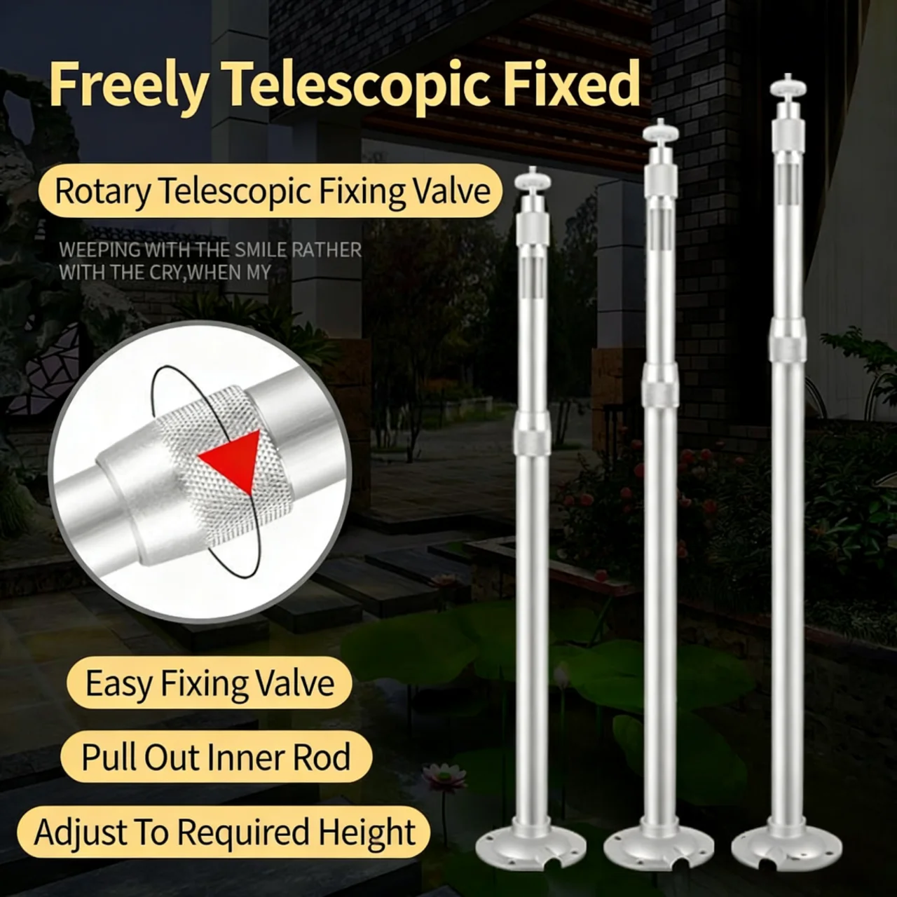 Feilimud Projector Mount Bracket 6mm Screw Hole Telescopic Ceiling Wall Mount for Projectors