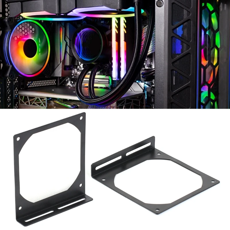 Fan Bracket 120LS Galvanized Steel For Computers PC Case Hard Disk Graphics Card CPU Fan Cooling Rack Accessories 1PC