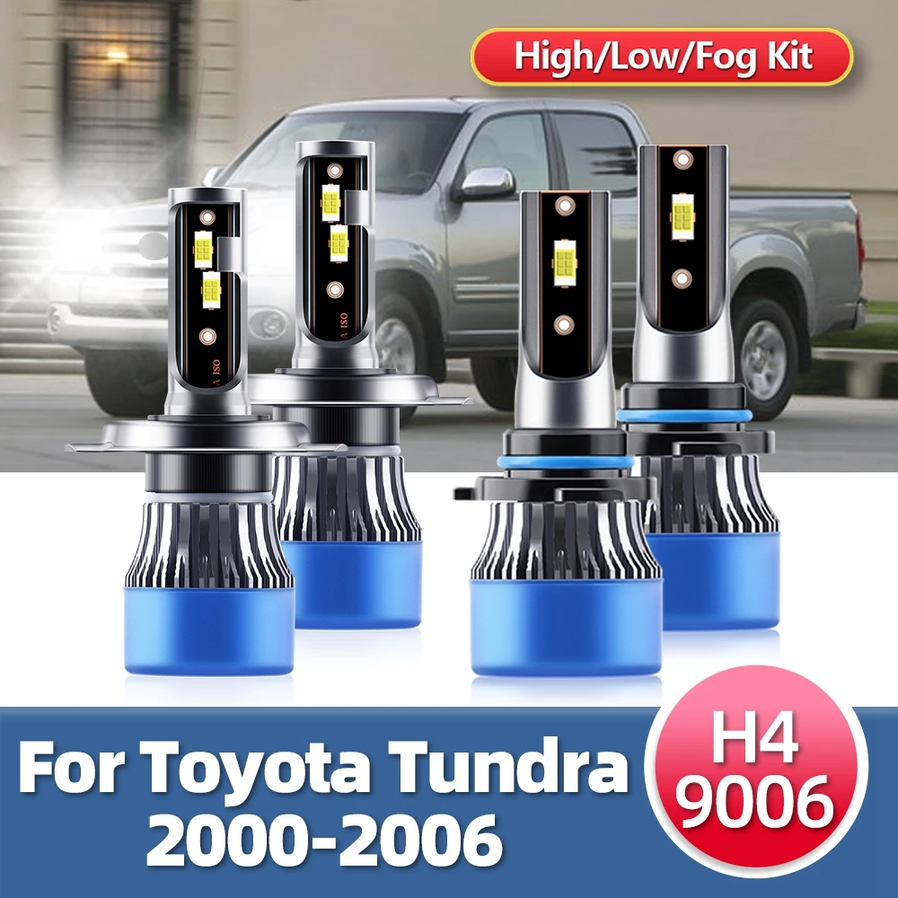 

15000Lm 110W Hi/Lo Beam Auto Led Headlight 6500K White Fog Car Lights 12V For Toyota Tundra 2000 2001 2002 2003 2004 2005 2006