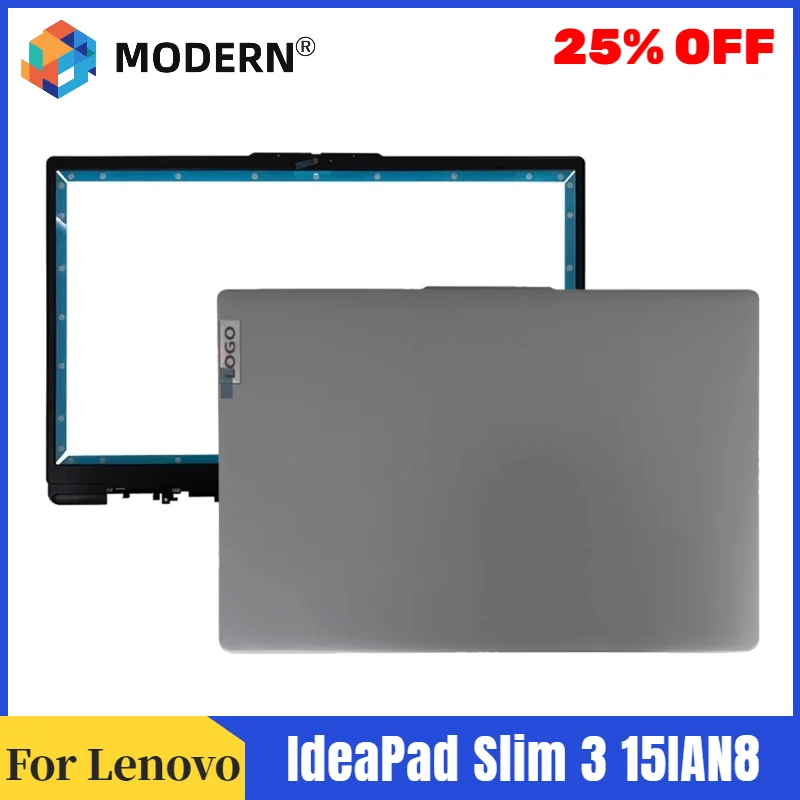 

Новинка для Lenovo IdeaPad Slim 3 15IAN8 82XB 15ABR8 82XM 15IRU8, задняя крышка ЖК-дисплея, задняя крышка A Shell/Bezel Grey