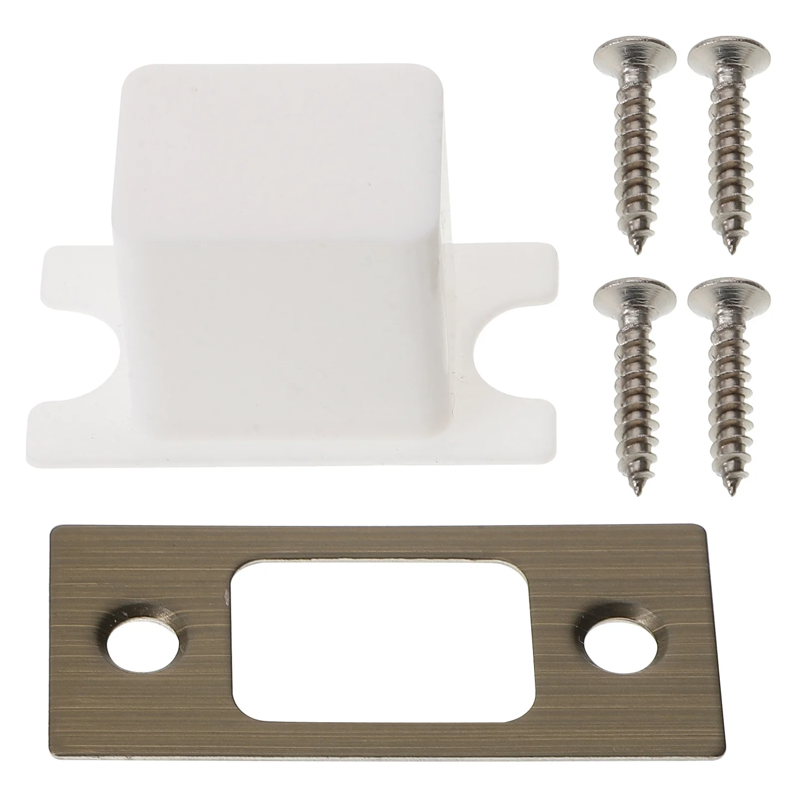 1 مجموعة الباب سترايك لوحة الفولاذ المقاوم للصدأ تعزيز للأبواب دائم مزلاج معدني لوحة ثقب غطاء حشو لوحات باب الأمن