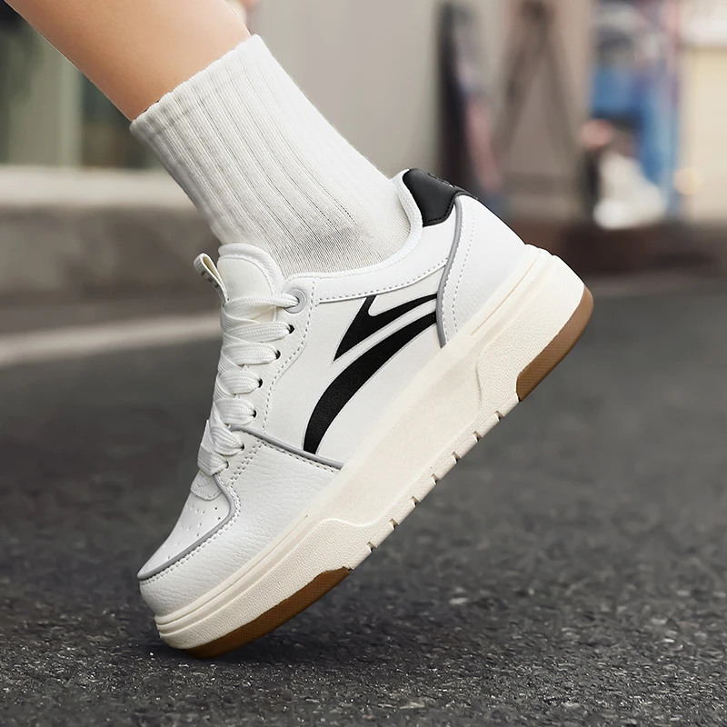 

КроссовкиПростые спортивные туфли на подкладке, Аккуратный дизайн, Универсальный стиль