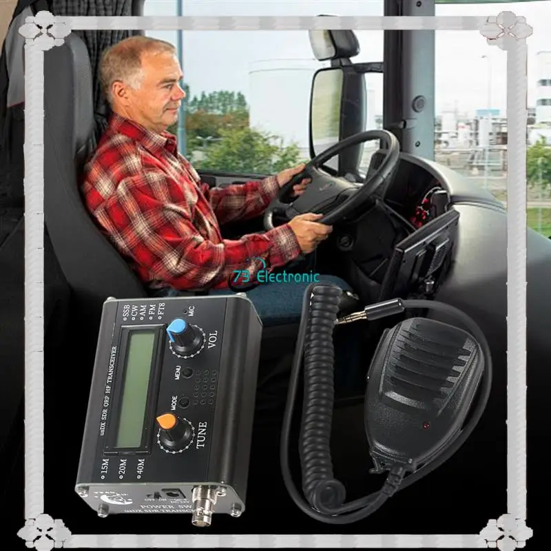 Pengiriman 24 Jam 5W USDX Transceiver 3-Band Semua Mode Transceiver Radio Transceiver USDX Transceiver Semua Mode Transceiver